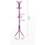 TD Creative Metal Coat Rack, Porch Bedroom Hanger, Home Simple Clothes Shelves Bag Rack (Color : Green)
