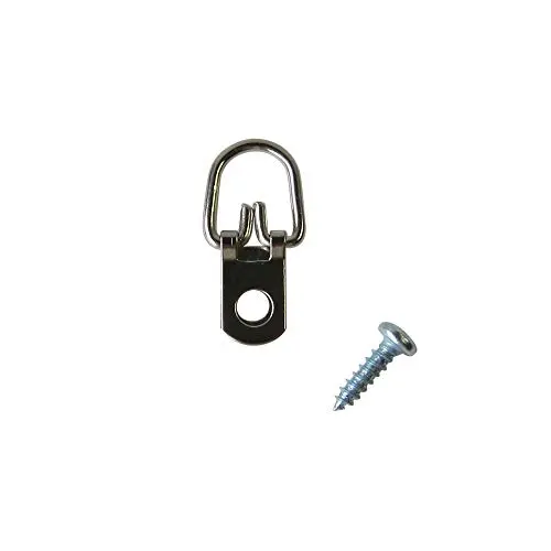 D Ring Picture Hangers with Screws - Pro Quality d-Rings - 100 Pack - Picture Hang Solutions D Ring Picture Hangers with Screws - Pro Quality d-Rings - 100 Pack - Picture Hang Solutions