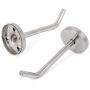 Bathroom Wall Mount 40x100mm Stainless Steel Clothes Hat Hook Hanger