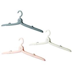 10pcs Random Color Clothes Hanger, Plastic Clothes Dress Coat Hangers Closet Coat Storage Organizer Dry Rack
