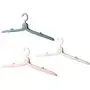 10pcs Random Color Clothes Hanger, Plastic Clothes Dress Coat Hangers Closet Coat Storage Organizer Dry Rack