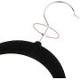 Inveroo 5pcs Black Adult Non-Slip Hangers Flocked Velvet Clothes Coat Trouser Wardrobe Inveroo 5pcs Black Adult Non-Slip Hangers Flocked Velvet Clothes Coat Trouser Wardrobe