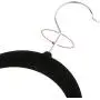 Inveroo 5pcs Black Adult Non-Slip Hangers Flocked Velvet Clothes Coat Trouser Wardrobe Inveroo 5pcs Black Adult Non-Slip Hangers Flocked Velvet Clothes Coat Trouser Wardrobe