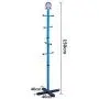 Dika UK Coat Racks Free Standing Wooden Coat Rack Child Solid Wood Bedroom Landing Cartoon Hangers Kindergarten Clothes Hanger Blue