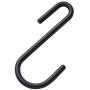 Heavy Duty S Hooks, 3.5-Inch 304 Stainless Steel Rack Hooks Hanging Hangers S Shaped Hooks for Pan Pot Clothes Towel Bag Robe Plants, 10 Pack (Black-Large)