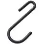 Heavy Duty S Hooks, 3.5-Inch 304 Stainless Steel Rack Hooks Hanging Hangers S Shaped Hooks for Pan Pot Clothes Towel Bag Robe Plants, 10 Pack (Black-Large)