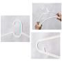 Household Non-Slip Hangers Plastic Seamless Clothes Hangers Windproof Childrens Hangers (1 Pcs),S