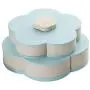 Nicedeal Creative Flower Candy Boxes Plum Blossom Rotating Fruit Bowl Dried Fruit Boxes Perfect for Seeds Nuts and Dry Fruits Storage Boxes Food Storage 1set Light Blue Nicedeal Creative Flower Candy Boxes Plum Blossom Rotating Fruit Bowl Dried Fruit Boxes Perfect for Seeds Nuts and Dry Fruits Storage Boxes Food Storage 1set Light Blue