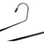 Amber Home Heavy Duty Deluxe Chrome Non-Slip 5 Tier Open Ended Slack Pants Trousers Hangers Clothes Hangers Clothing Hangers (2 Pack)