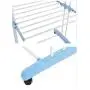 Berill Foldable 3 Tier Clothes Drying Rack Laundry Dryer Hanger Compact Storage Steel Indoor Outdoor