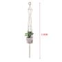 Flosky 3pcs Braided Macrame Plant Hanger Hanging Basket Flowerpot Holder Garden Decor