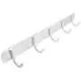 uxcell Aluminum Bathroom 5 Hanger Towel Coat Clothes Wall Mount Rack Hook