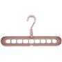 10pcs Random Color Space Saver Plastic Magic Hanger Clothes Rack Clothing Hook Closet Organizer