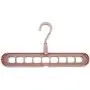 10pcs Random Color Space Saver Plastic Magic Hanger Clothes Rack Clothing Hook Closet Organizer