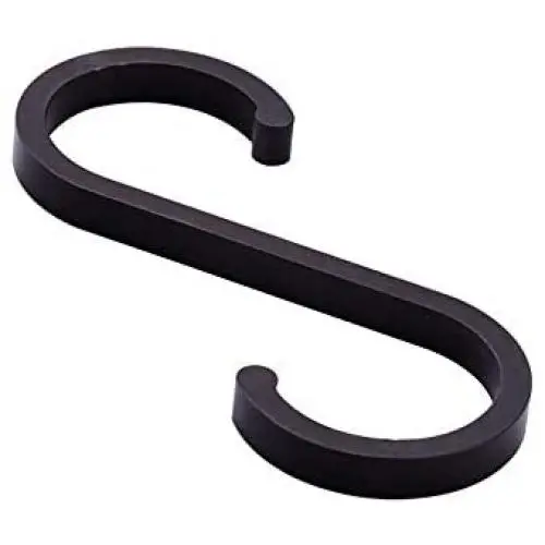 12pcs Heavy Duty Aluminum Black S Shaped Hooks, Hanging Hangers Hooks, Matte Finish S Hooks for Hanging Pots, Pans, Plants, Clothes, Towels(Black) 12pcs Heavy Duty Aluminum Black S Shaped Hooks, Hanging Hangers Hooks, Matte Finish S Hooks for Hanging Pots, Pans, Plants, Clothes, Towels(Black)