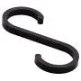 12pcs Heavy Duty Aluminum Black S Shaped Hooks, Hanging Hangers Hooks, Matte Finish S Hooks for Hanging Pots, Pans, Plants, Clothes, Towels(Black) 12pcs Heavy Duty Aluminum Black S Shaped Hooks, Hanging Hangers Hooks, Matte Finish S Hooks for Hanging Pots, Pans, Plants, Clothes, Towels(Black)