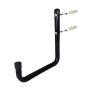 Heavy Duty Garage Hooks and Hangers Organizer - Wall Mount Garage Hanging Storage Utility Hooks for Ladders, Bike and Tools Black 6 Pack (Black Hook)