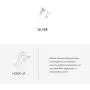 QINGDs 2Pcs Stainless Steel Lovers Shaped Hooks Kitchen Hanger Clothes Storage Rack Tool (Multi-Color,2 Pcs)