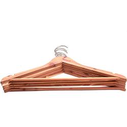 Wahdawn Strong Aromatic Cedar Hangers Blocks for Clothes Storage Natural Useful Cedar Balls Chips Sachets for Drawers Fresh Scent Closets Deodorizer and Moths Away Valuable 124 Items