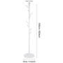 TOPINCN Solid Wooden Coat Rack Entryway Hall Bedroom Stand Tree Rack for Clothes Hat Handbag Jacket Scarf Hanger 8 Hook Easy to Assemble (White) TOPINCN Solid Wooden Coat Rack Entryway Hall Bedroom Stand Tree Rack for Clothes Hat Handbag Jacket Scarf Hanger 8 Hook Easy to Assemble (White)