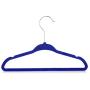 KATH Velvet Hangers 100 Pack, Nonslip Clothes Hangers Heavy Duty 360 Swivel Hanger Hook Blue
