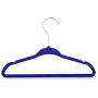 Simoner Velvet Flocking Non-Slip Clothes Hanger, Skirt Kid Clothes Stand Colorful Clothes Hanger for Baby Children (100Pcs)