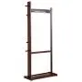 HL-TD Pine Hangers Clothes Rack Hanger Landing Coat Rack Clothes Rack Room Bedroom Walnut Multifunction Simple (Size : 55CM) HL-TD Pine Hangers Clothes Rack Hanger Landing Coat Rack Clothes Rack Room Bedroom Walnut Multifunction Simple (Size : 55CM)