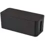 Plastic Wire Storage Boxes Removable Cover Cable Heat Emission Tidy Box,32x13.6x12.7cm,Black Plastic Wire Storage Boxes Removable Cover Cable Heat Emission Tidy Box,32x13.6x12.7cm,Black