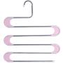 5PC Random Color 5 Layers S Shape Multifunctional Travel Clothes Hangers Pants Storage Belt Hangers Cloth Rack Multilayer Storage Cloth Hanger