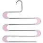 5PC Random Color 5 Layers S Shape Multifunctional Travel Clothes Hangers Pants Storage Belt Hangers Cloth Rack Multilayer Storage Cloth Hanger