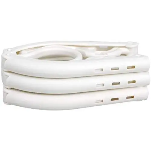CLFAF Foldable Portable Hangers, Travel Clothes Hangers Multifunction Space Saving for Shirts Camisole Household-White 12-Pack CLFAF Foldable Portable Hangers, Travel Clothes Hangers Multifunction Space Saving for Shirts Camisole Household-White 12-Pack