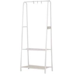 COAT RACK NAN Liang Floorstanding/Metal Creative Bedroom Simple Modern/Clothes Hanger (3 Colors Available) Multi-Functional Clothing Rack (Color : White)