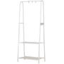 COAT RACK NAN Liang Floorstanding/Metal Creative Bedroom Simple Modern/Clothes Hanger (3 Colors Available) Multi-Functional Clothing Rack (Color : White)