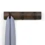 Umbra Flip 3-Hook, Walnut/Black Umbra Flip 3-Hook, Walnut/Black