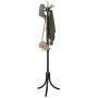 Coat Rack - Indoor Wooden Multifunctional Clothes Rack - Floor Vintage Simple Creative Hanger - Metal Bedroom Living Room for Coats Clothes Handbags Rack Hanging Bag Hat Coat rack 3 in 1 Design