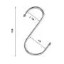 Giantstar 24 Pack Stainless S Hooks Kitchen Pot Pan Hanger Clothes Storage Rack Size:Large (24pcs/L)