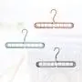 Cabilock Clothes Hanger 3pcs Practical 9 Holes Clothes Hanger Portable Clothing Storage Racks Wardrobe Clothing Organizer Coat Hook Storage Holder (Random Color) Cabilock Clothes Hanger 3pcs Practical 9 Holes Clothes Hanger Portable Clothing Storage Racks Wardrobe Clothing Organizer Coat Hook Storage Holder (Random Color)