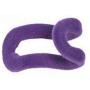 20pcs Mini Flocking Clothes Hanger Home Easy Hook Closet Organizer Hanging Hook Random Color