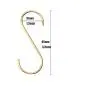 Fwaytech S Shaped Hooks Copper 6 PACK Gold Brass S Hooks Hanger for Jewelry,Pots Pans Rack,Coffee Mugs,Spoons Utensils,Clothes,Jeans,Cups,Bags,Bird Feeders and Plants (H-C6) Fwaytech S Shaped Hooks Copper 6 PACK Gold Brass S Hooks Hanger for Jewelry,Pots Pans Rack,Coffee Mugs,Spoons Utensils,Clothes,Jeans,Cups,Bags,Bird Feeders and Plants (H-C6)