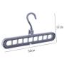 10pcs Random Color Multifunction Plastic Saving Hanger Magic Clothes Hanger with Hook Closet Organizer Hooks Bathroom Kitchen Coat Home Tools