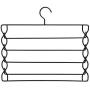 Pant Hangers Durable Slack Hangers Clothes Pants Hangers-Multi Layers Pant Slack Hangers Swing Arm Pants Hangers Closet Storage for Pants Jeans Multi Layers Stainless Steel Space Saving Clothes