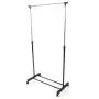 BUY JOY Rolling Clothes Rack Single Hanging Garment Bar Heavy Duty Hanger Adjustable BUY JOY Rolling Clothes Rack Single Hanging Garment Bar Heavy Duty Hanger Adjustable