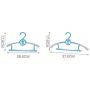 Baby Kids Adults Hangers for Clothes and Coat, 10 Pack Extendable Adjustable Plastic Space Saving Non Slip Hanger for Babies Childrens Toddler Boys Girls, 28cm-37cm