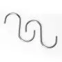 60 Pack Stainless Steel S Hooks, Heavy Duty S Shaped Hangers for Bathroom, Office and Kitchen