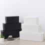Plastic Wire Storage Boxes Removable Cover Cable Heat Emission Tidy Box,32x13.6x12.7cm,Black
