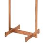 Bamboo Laundry Hamper Garment Hanger Storage Rack Hanging Clothes Household Laundry Clothesline Storage Clothing Closet Racks, Iron, Garment, Apparel, Indoor, Washing Line, Wood, Wooden, Inside