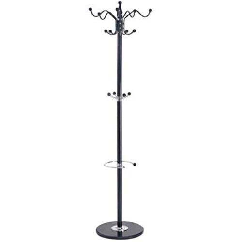 MY HOPE Hanger Cloth Type Standing Coat Hat Jacket 15 Hooks Metal Stand Hold Rack Marble Base High 70"
