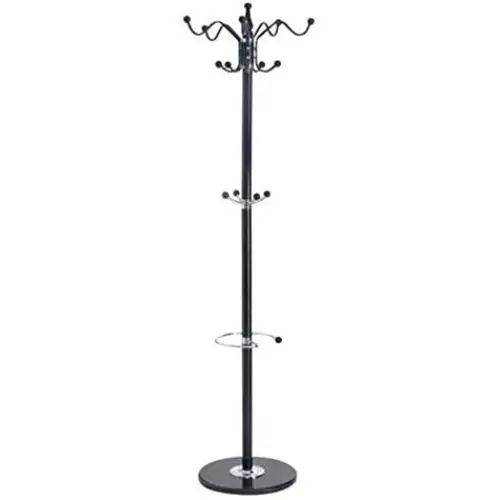 MY HOPE Hanger Cloth Type Standing Coat Hat Jacket 15 Hooks Metal Stand Hold Rack Marble Base High 70" MY HOPE Hanger Cloth Type Standing Coat Hat Jacket 15 Hooks Metal Stand Hold Rack Marble Base High 70"