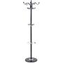 MY HOPE Hanger Cloth Type Standing Coat Hat Jacket 15 Hooks Metal Stand Hold Rack Marble Base High 70"