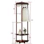 DTTXTD Hanger Floor Coat Rack Coat Rack Hanger Clothes Rack Floor Clothes Creative Coat Rack, White, Height: 172cm